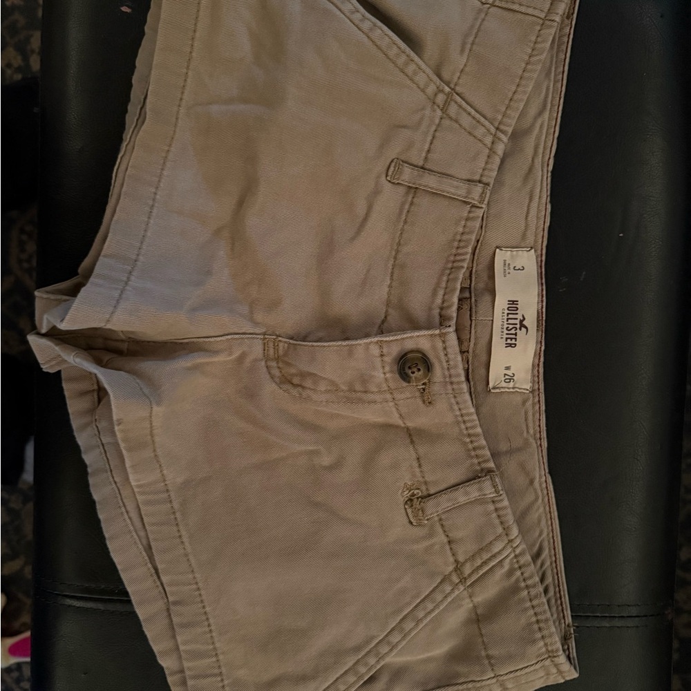 Hollister Light Brown Casual Shorts